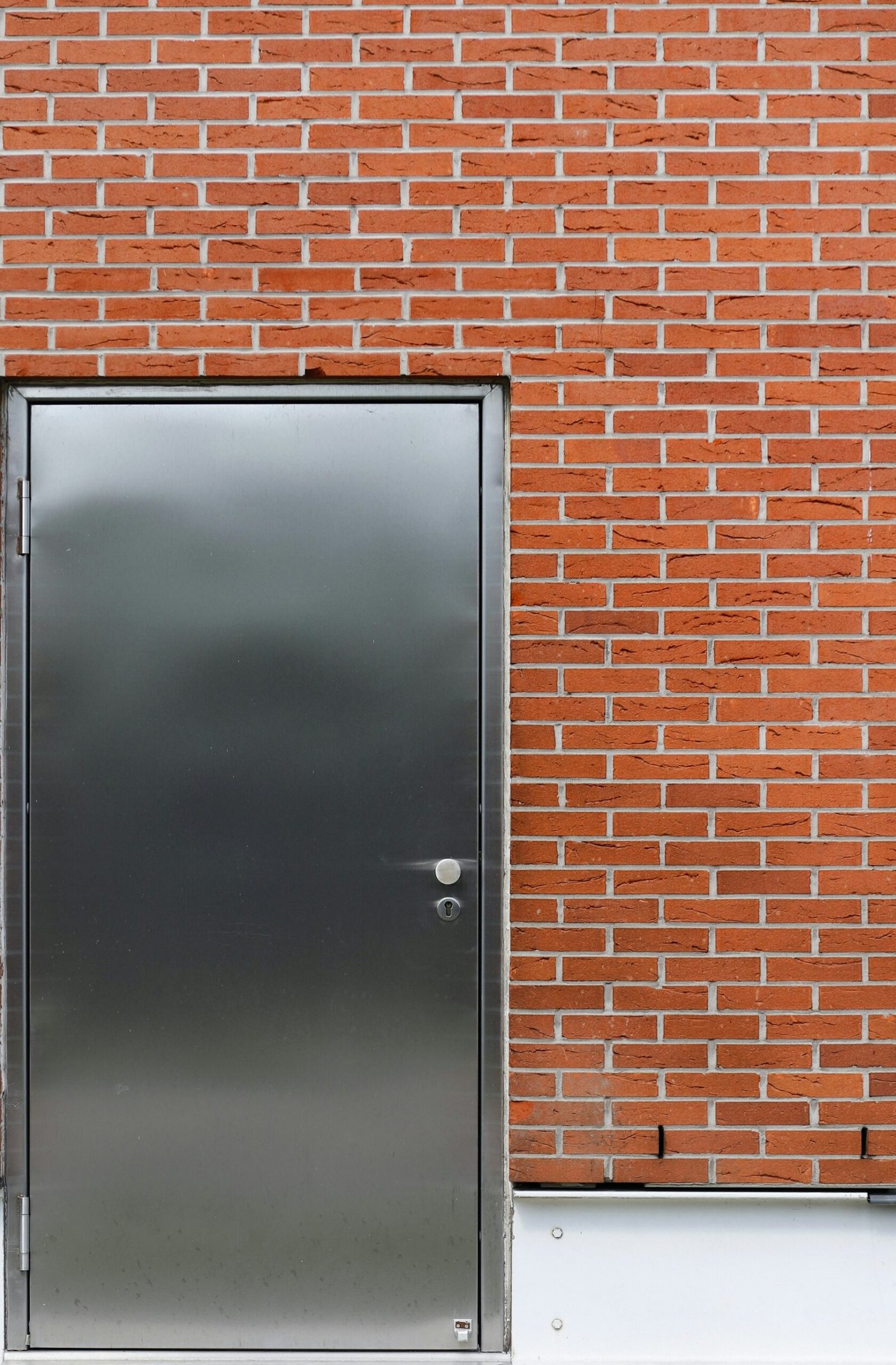 Hollow metal steel commercial door